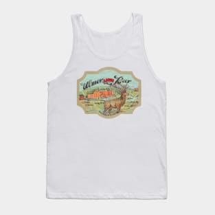 Ulmer Lager Strong Beer Retro Defunct Breweriana Tank Top